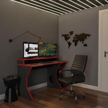 Imagem de Cadeira de Escritório Diretor Giratória Entirely Office Preta - Mobly