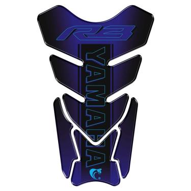 Imagem de Protetor De Tanque Adesivo Moto Yamaha R3 Cor Azul