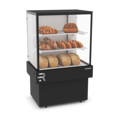 Imagem de Vitrine Confeitaria Seca 75 Cm Vanguard Plus Tampo Aproveitável CVPS750 220V Refrimate