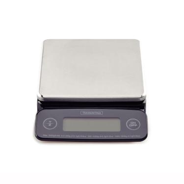 Imagem de Balança Digital Base Em Aço Inox Alta Precisão Para Cozinha Adatto 3kg - Tramontina 61101050