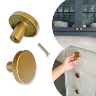 Imagem de 6 Puxador Ponto para Gavetas Armários Portas em Metal, 36mm - Compras 