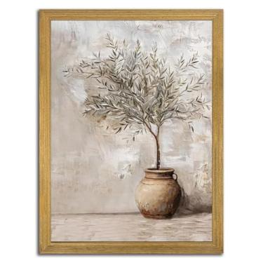 Imagem de penzai-4060 arte de parede em tela vintage planta pôster impressão retrô decoração de parede