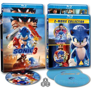 Imagem de Generic Coleção De Filmes Sonic The Hedgehog 3 (2020-2024) (Sonic 1, 2, 3) [Blu-Ray] [Regon Free]
