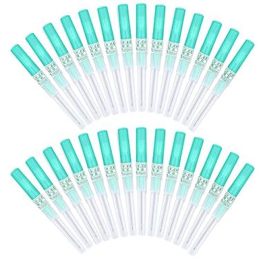 Imagem de Beautidots 50 Peças De Agulhas Piercing 14G 16G 18G 20G 22G Cateter Intravenoso Para Orelha, Nariz, Lábio, Língua, Barriga, Mamilo, Cartilagem, Piercings Descartáveis Aço Inoxidável, Ferramenta Corp