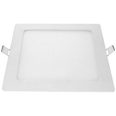 Imagem de Plafon LED de Embutir Quadrado 24W Avant 858130572 Branco, Branco, Ama