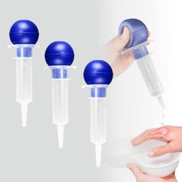 Imagem de EDWERD Seringa De Bulbo Com Escala - Lavador Balão Para Irrigação Feridas, Enema E Ingestão Alimentos, 3 Unidades