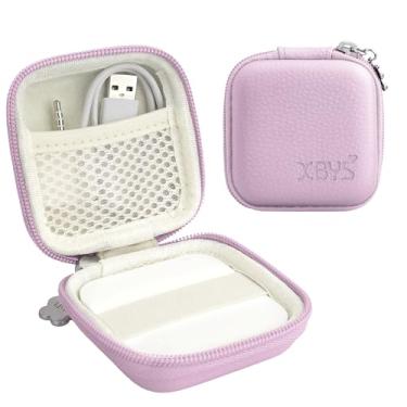 Imagem de Linpr Estojo para leitor de cartão quadrado sem contato e leitor de chip (1ª/2ª geração), mini bolsa rígida de transporte, serve para scanner de cartão de crédito, cabos USB e acessórios pequenos