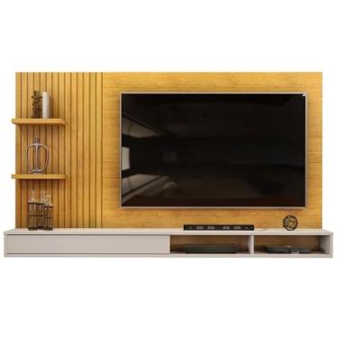 Imagem de Painel Suspenso Tv 60 Pol 190 cm Bento Cedro Bali Dj Móveis, Cedro Bal