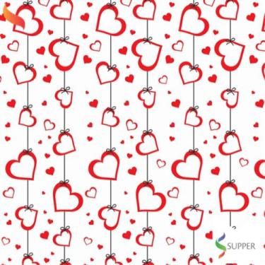 Imagem de Tnt Estampado Coração - Supper