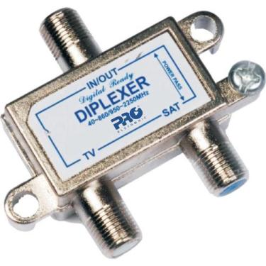 Imagem de Diplexer Vhf+Uhf E Satelite Compas. Dc Pqdi6500 Proeletronic - Outra