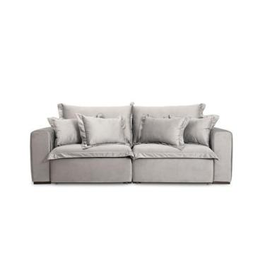 Imagem de Sofá Montalcino - Veludo Itália Avelã - Sofá de Fábrica, 2,20m