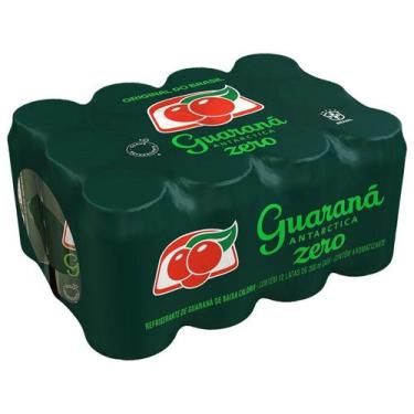 Imagem de Refrigerante Lata Guaraná Antarctica Zero Diet - 12 Unidades 350ml - G