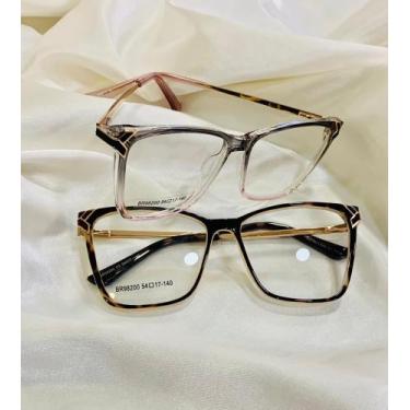 Imagem de Armação feminina acetato core rose - RAYNERK OTICA