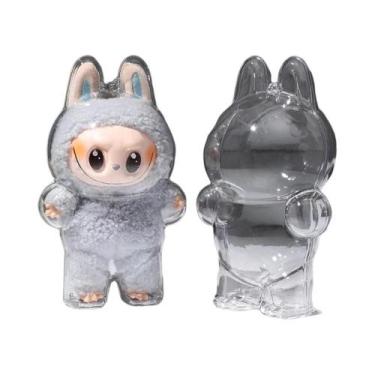 Imagem de Mochila De Vinil Kawaii Labubu Com Pingente De Pelúcia, Chaveiro, Caix