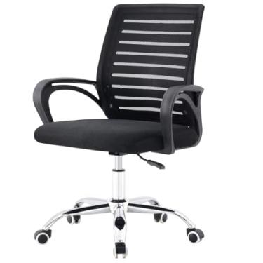 Imagem de Cadeira de Escritório Home Office Ergonômica Stoel Basis Confortável Giratória com Ajuste de Altura em Tecido Mesh