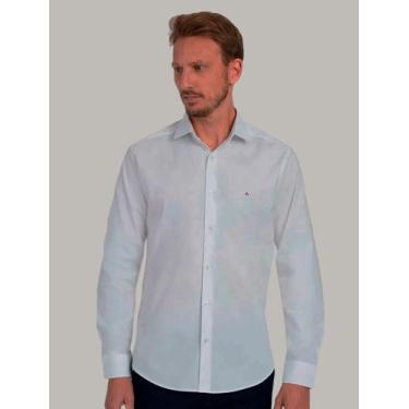 Imagem de Camisa Aramis Masculina Slim Tricoline Stretch Branca, M/M