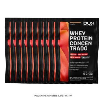 Imagem de Kit 10 sachês whey protein concentrado - Dux Human Health