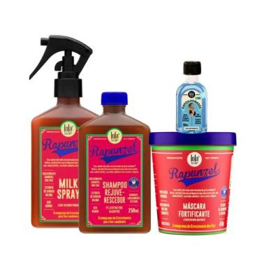 Imagem de Kit Lola Rapunzel Sh 250ml + Spray Milk 250ml + Masc 450ml + Danos Vor