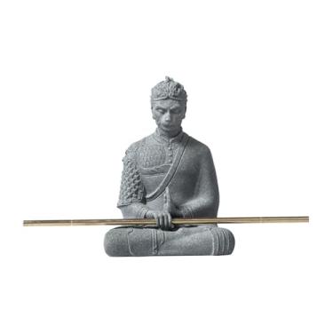 Imagem de Ioensy Estátua do Rei Macaco, estatueta colecionável, presente de aniversário, ornamento, escultura de Sun Wukong para decoração de aquário, jardim e, Verde