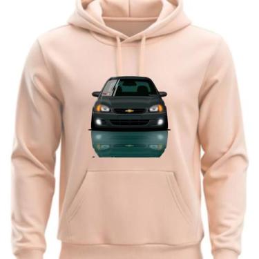 Imagem de Moletom Personalizado Com capuz e Bolso Corsa Rebaixado - Hs, Bege, G