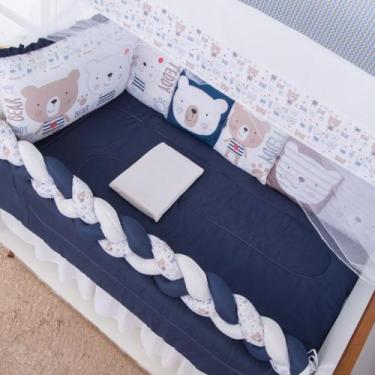 Imagem de Kit Berço Completo 13 Peças Estampas Modernas Bebê - Laika Enxovais, T