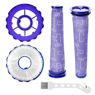 Imagem de Pacote com 2 filtros pós-motor e 2 peças de substituição de filtros pré-motor para Dyson DC40, bola leve/fina, vários pisos, aspiradores de limpeza total e origem, compare com as peças 923587-02 e