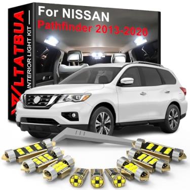 Imagem de WLTATBUA Kit de luz interior LED pacote de substituição para NISSAN Pathfinder R52 2013 2014 2015 2016 2017 2018 2019 2020