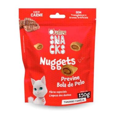 Imagem de QUATREE SNACKS NUGGETS GATO BOLA DE PELO CARNE 150G