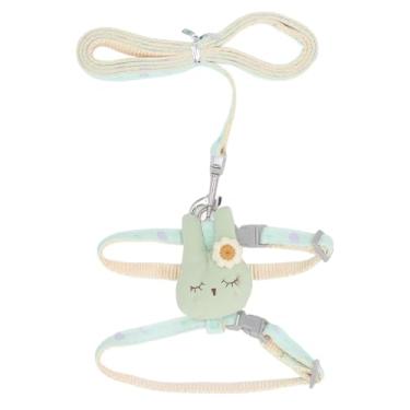 Imagem de Dog Vest Harnesses Adjustable Easy to Wear Comfortable Puppy Pet Walking Harness Leash for Small Medium Dog for Daily Walks, Playtime, and Outdoor (Light Green)