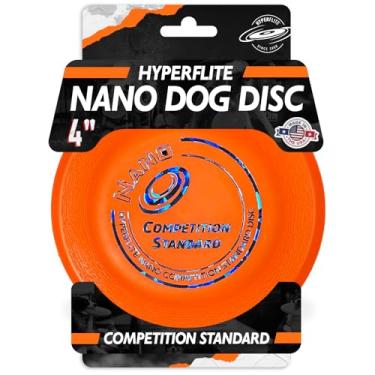 Imagem de Hyperflite Nano Competition Disco padrão para cães 10 cm (17 g) | Mini disco voador oficial Skyhoundz para cães pequenos e filhotes | Brinquedo leve para cães e quintais e praia | Anti-reflexo