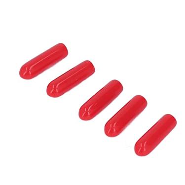 Imagem de Mingzhe 200 Pcs Chame Retardante Tampa Final Pvc Fios Masculino Protetor de Corrosão Resistente à Corrosão Tampa Junta (5mm/0,2in)