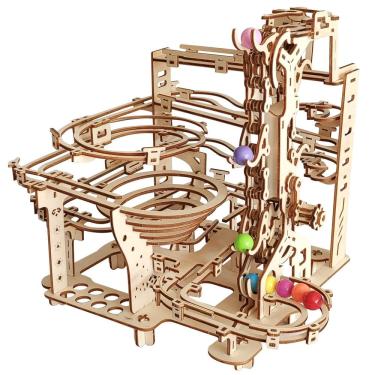 Imagem de Quebra-cabeça 3D Wooden Marble Run i-chony Wood Crafts para adultos