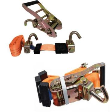 Imagem de 2 Cinta Guincheiro Com Catraca Guincho De Reboque 3000Kg 4Mt