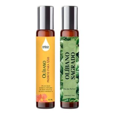 Imagem de Perfume Roll On Olíbano Sagrado Mulher 10Ml + Óleo Essencial - Essênci