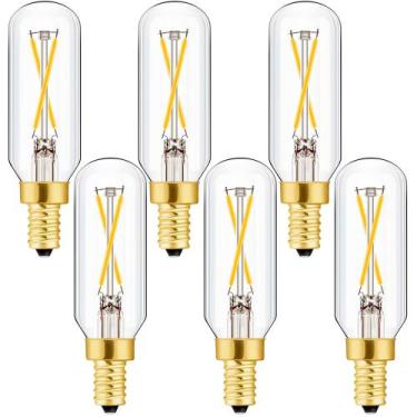 Imagem de Lâmpada LED Leools E12 regulável 2W 300LM 3000K branca macia, pacote c