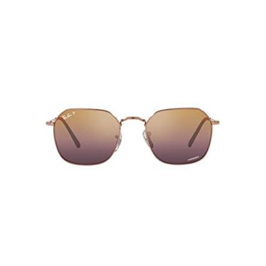Imagem de Óculos de Sol Ray-Ban Polarizado Jim 0RB3694 9202G9 Tam 53 / Rose Gold - Lentes Vermelho Espelhado