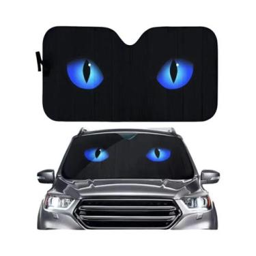 Imagem de 70x130cm Moda Carro Janela Frontal Viseira Protetor Solar Cortina Anti