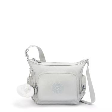Imagem de Kipling Gabbie Mini bolsa transversal metálica, Nova Bright Met, 9.75''L x 7.5''H x 3.25''D