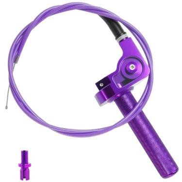 Imagem de Punho do acelerador de motocicleta 7/20.3 cm 22 mm CNC alumínio Quick Twister com cabo de acelerador para KLX CR CRF EXC XR CRF50 CRF230 50 110 125 230 250 Dirt Pit Bike Motocross Moto Quad ATV