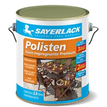 Imagem de Polisten Transparente Sayerlack Stain Impregnante Premium Lata 3,6 lit
