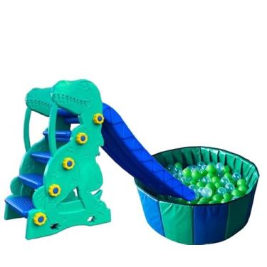 Imagem de DINO KIT ESCORREGADOR BOLINHAS DE PISCINA E MAIS PISCINA DOBRÁVEL