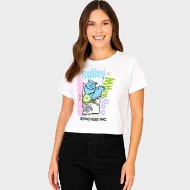 Imagem de Blusinha Curta com Modelagem Estruturada Monstro S.A-Feminino