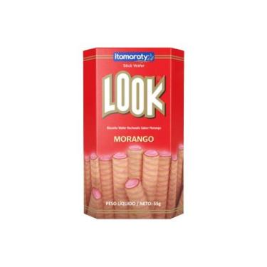 Imagem de Biscoito Wafer Look 55g Itamaraty - Escolha Seu Sabor, Morango