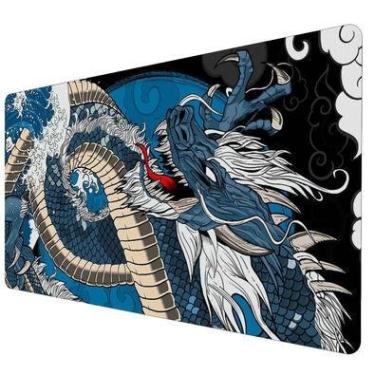 Imagem de Mouse Pad Gamer Speed Extra Grande Profissional 60x30  -   Dragão Azul Anime