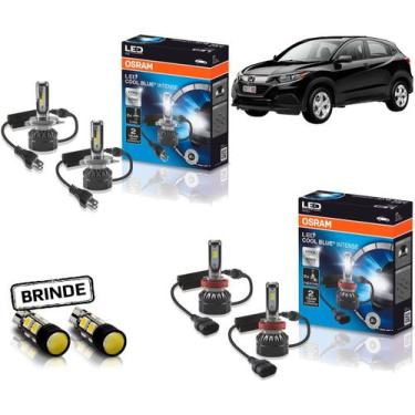 Imagem de Kit Lampada Led Osram Farol E Milha Hrv 2016 2017 2018 2019