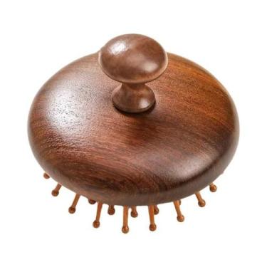 Imagem de 12 Estilos De Escova De Cabelo De Madeira Desembaraçadora Alisadora Ma