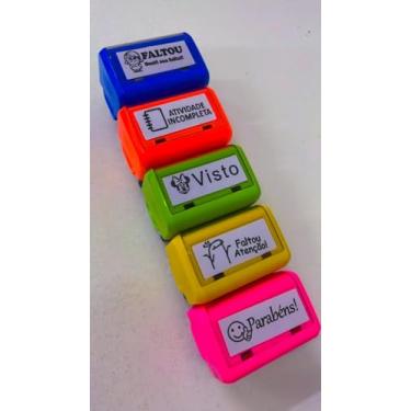 Imagem de Carimbos Pedagógicos para Professor, kIt com 5 unidades