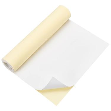 Imagem de BENECREAT Rolo de espuma EVA autoadesivo de 1 mm de espessura, folha de enchimento de espuma branca de 190 x 28 cm para proteção de móveis, preenchimento de lacunas, fantasias, vedações, protetor de parede