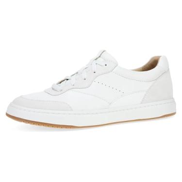 Imagem de Dansko Mocassim feminino Josey Leather – Tênis leve para uso diário com sola de borracha antiderrapante, Branco, 10.5-11