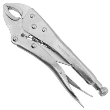 Imagem de Alicate de Pressão Mordente 10'' Curvo Aço Carbono Tradestar